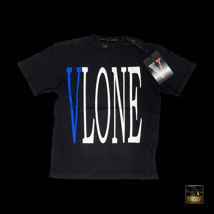 Vlone Blue Staple Tee Black