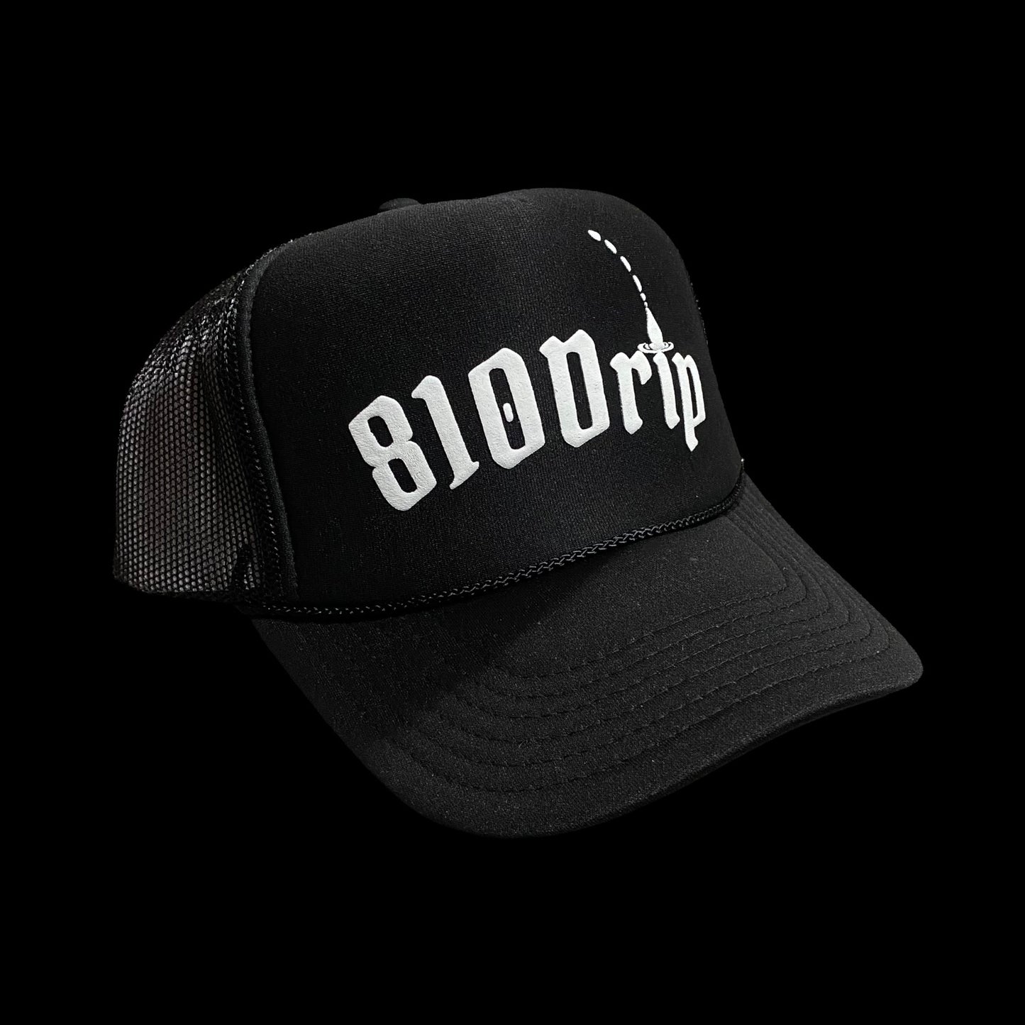 810Drip Black Trucker Hat