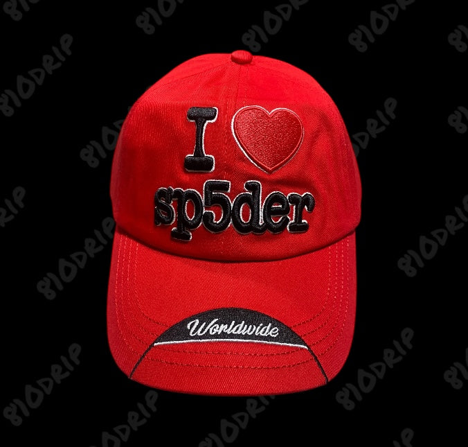 Sp5der Souvenir 6-Panel Red Hat