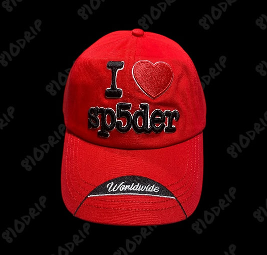 Sp5der Souvenir 6-Panel Red Hat