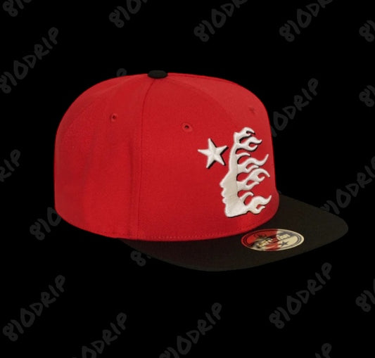 Hellstar Baseball Fitted Hat - Red