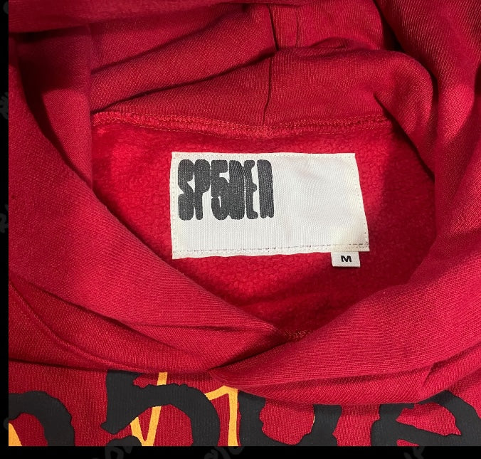 Sp5der OG Web V2 Hoodie Red