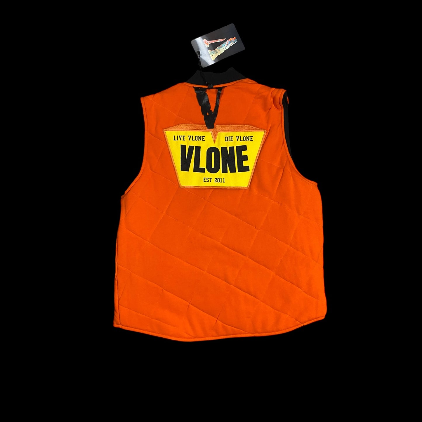 Vlone Caution Reversible Zip Vest