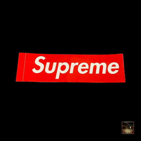 Clear Vinyl Red Box Logo