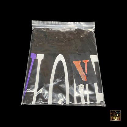 Vlone Purple Staple Tee Black