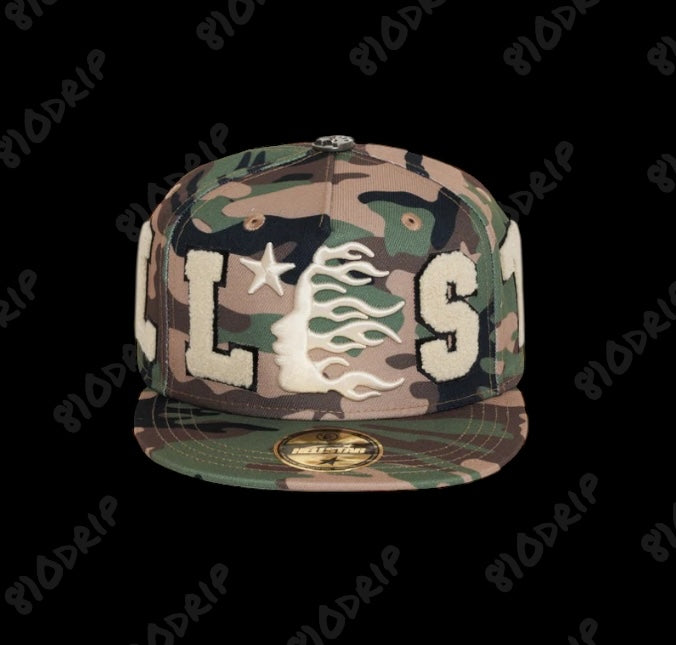 Hellstar OG Patch Fitted Hat - Camo