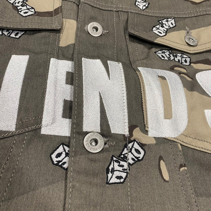 Vlone Desert Camo Denim Jacket