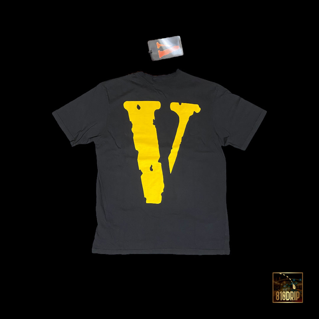 Camiseta Vlone Grapa Amarilla Negro