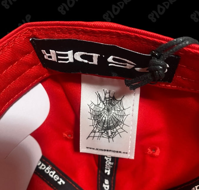 Sp5der Souvenir 6-Panel Red Hat