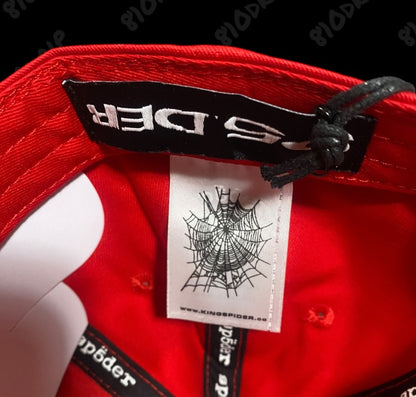 Sp5der Souvenir 6-Panel Red Hat