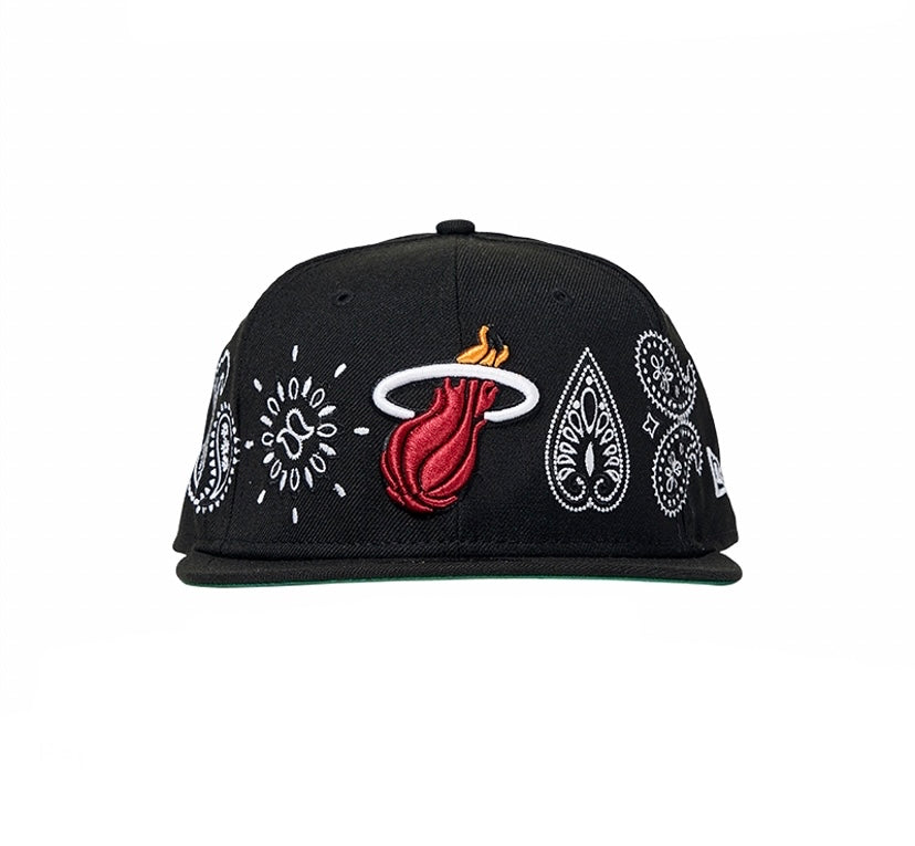 Gorra New Era Paisley Elements 9Fifty Miami Heat