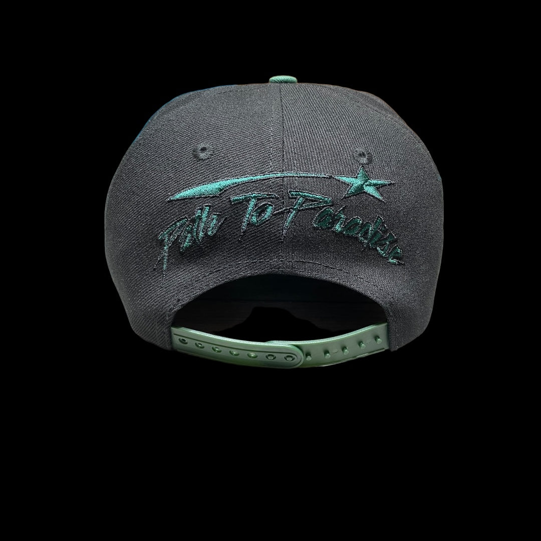 Gorra Snapback Hellstar Shark Teeth UNRELEASED Negro/Verde