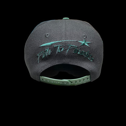 Hellstar Shark Teeth Snapback Hat Black/Green