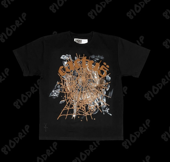 Travis Scott X Sp5der Airbrush Tee