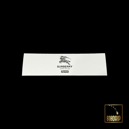 Supreme Burberry Box Logo Sticker