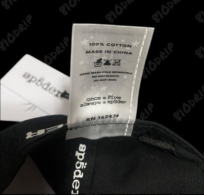 Sp5der Souvenir 6-Panel Black Hat
