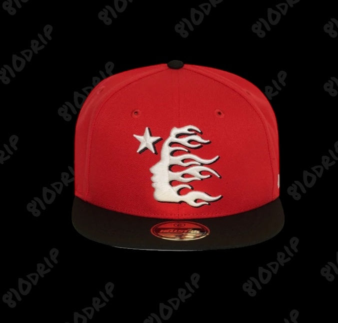 Hellstar Baseball Fitted Hat - Red