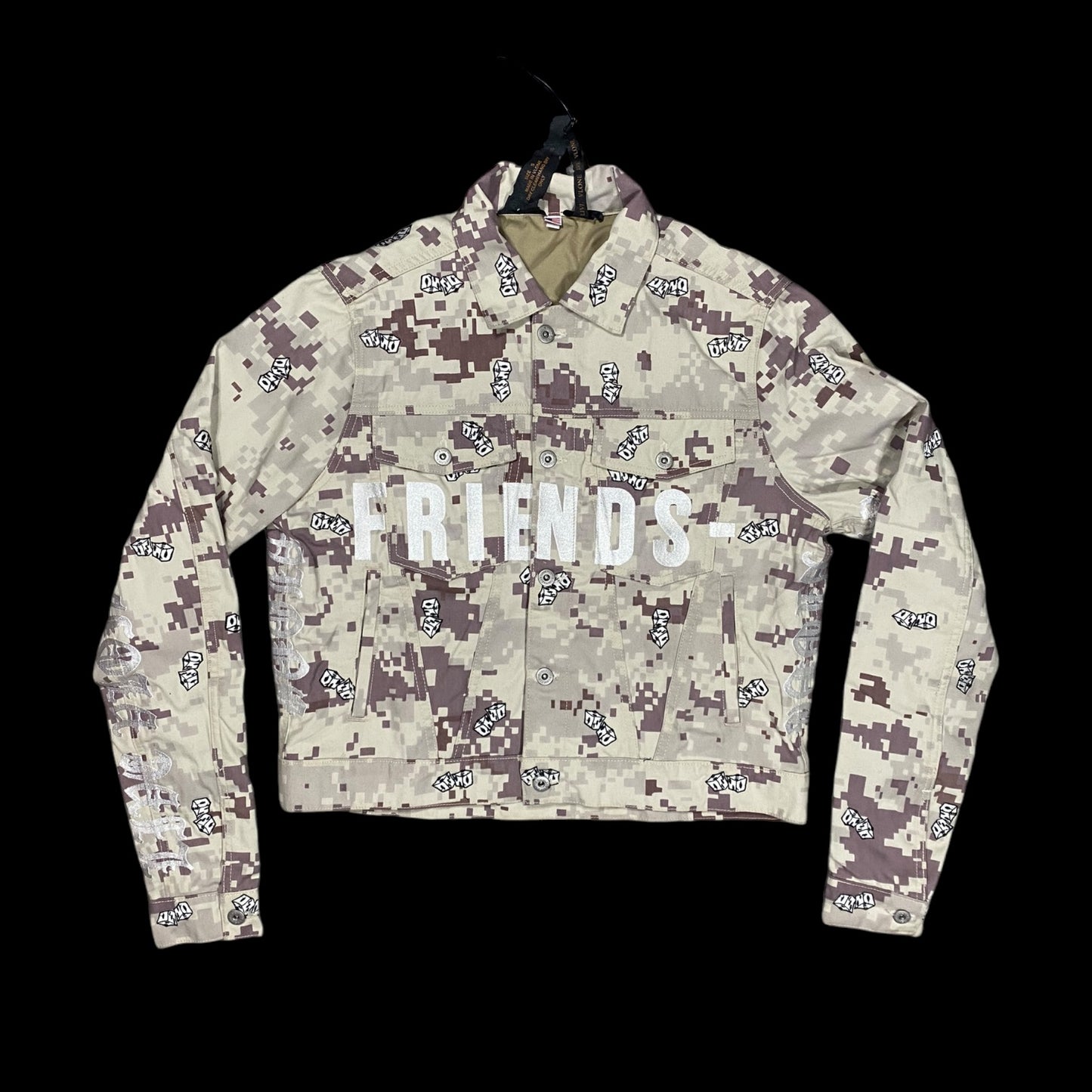 Vlone Digital Camo Denim Jacket