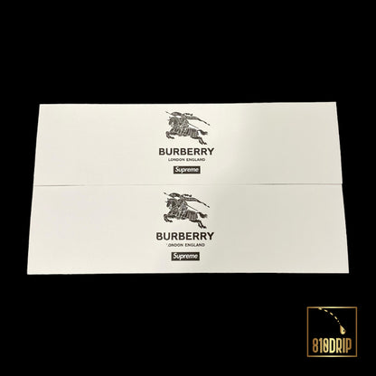 Supreme Burberry Box Logo Sticker Set