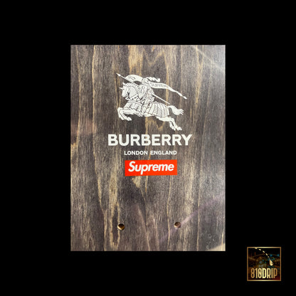 Supreme Burberry 滑板甲板套装