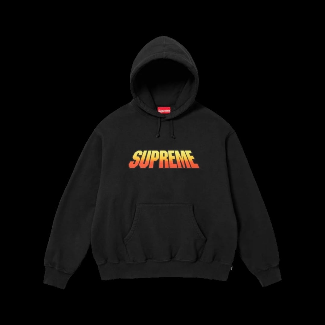 Supreme Gradient Hooded Sweatshirt - Black