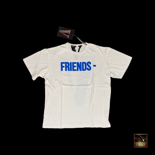 Vlone Blue Friends Tee White