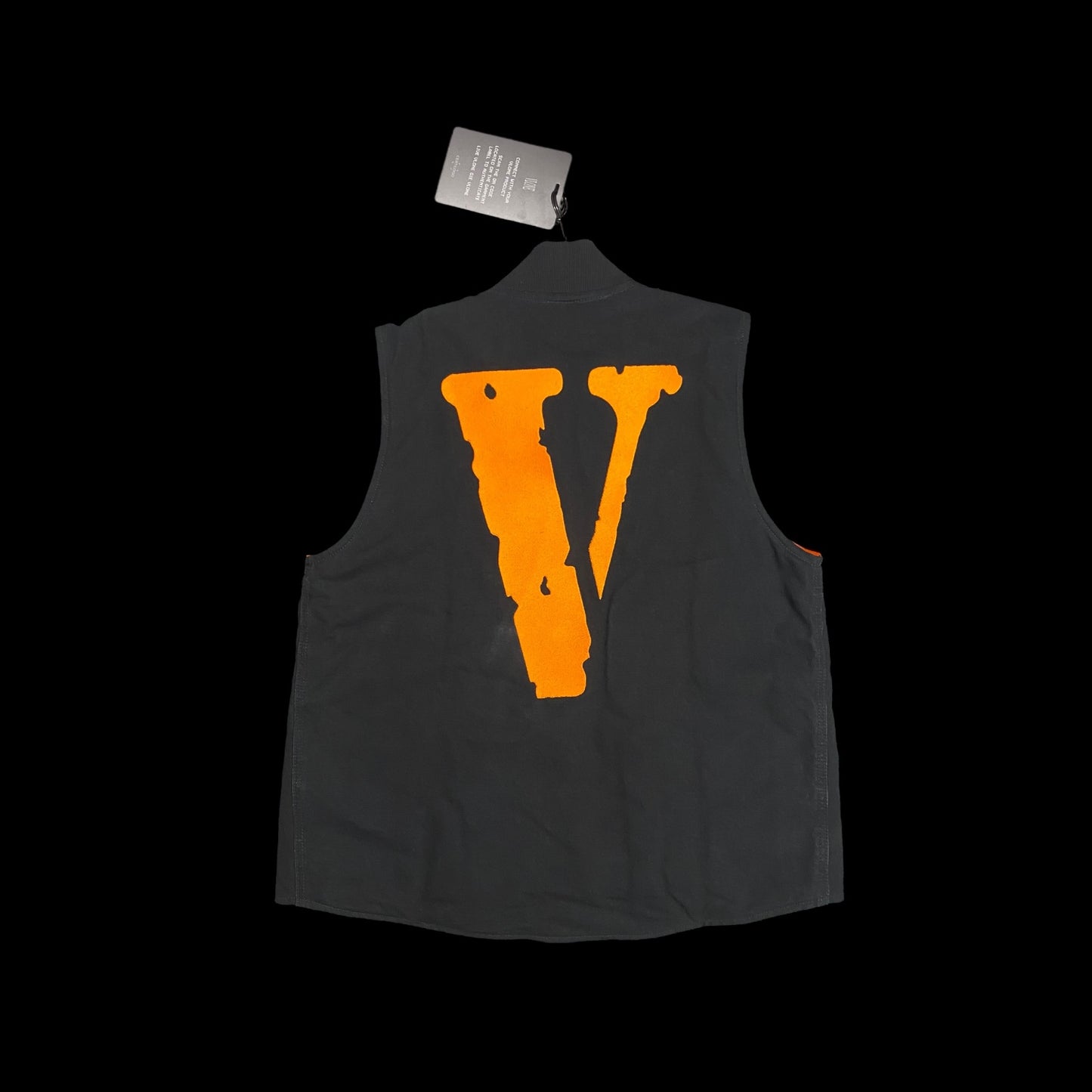 Vlone Caution Reversible Zip Vest