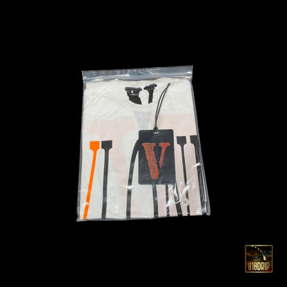 Camiseta Vlone Orange Staple Blanco