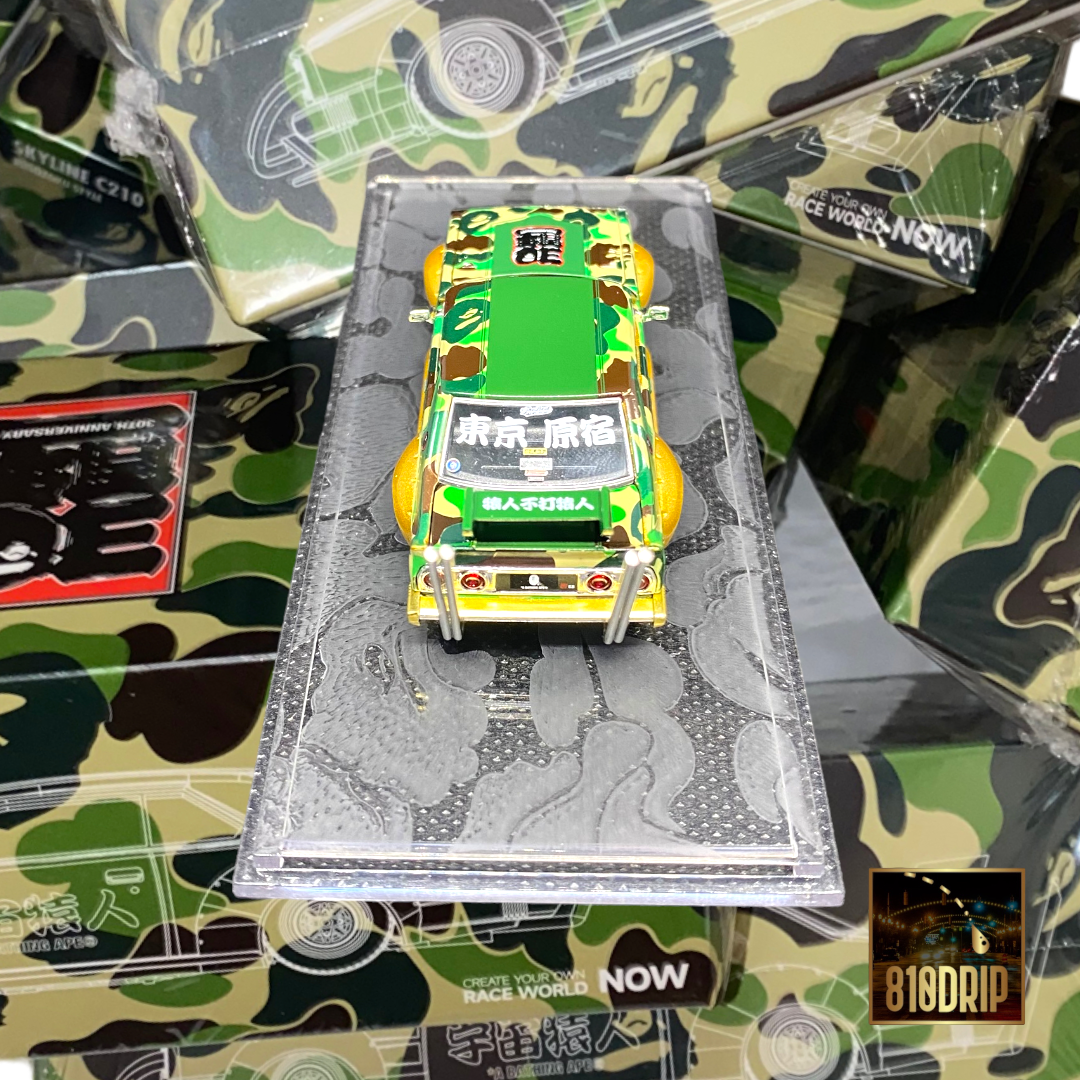 Bape x Poprace Skyline C210 模型车