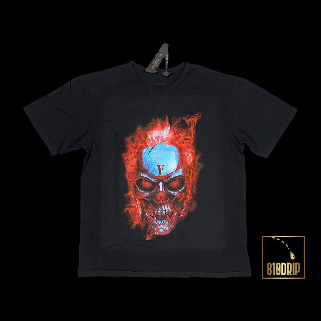 Camiseta Vlone Skully Red Flame