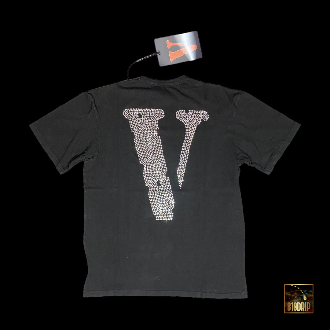 Camiseta básica con diamantes de imitación de Vlone