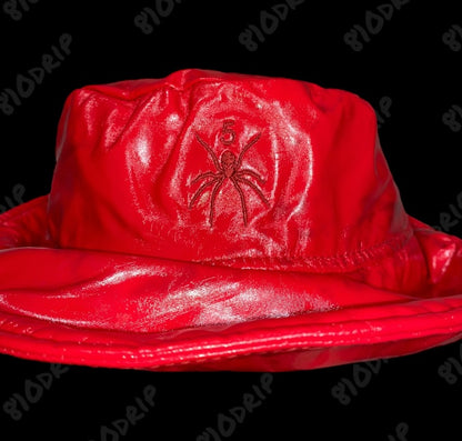 Sp5der Red Bucket Hat