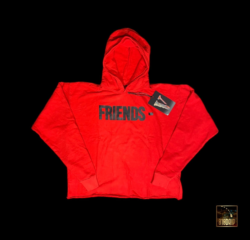 Vlone 红色 Friends 连帽衫（L）