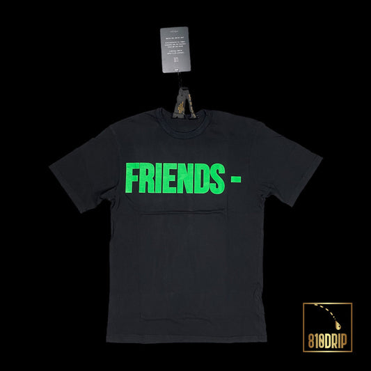 Vlone Green Friends Tee Black