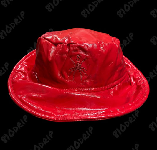 Sp5der Red Bucket Hat