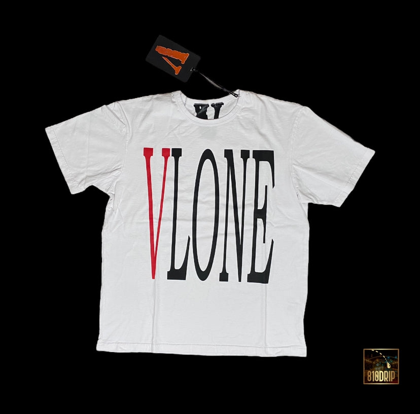 Vlone Red Staple Tee White (XL)