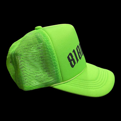 810Drip Highlighter Green Trucker Hat