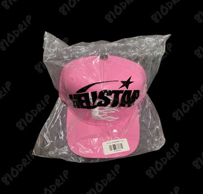 Hellstar OG Logo Snapback Hat - Pink