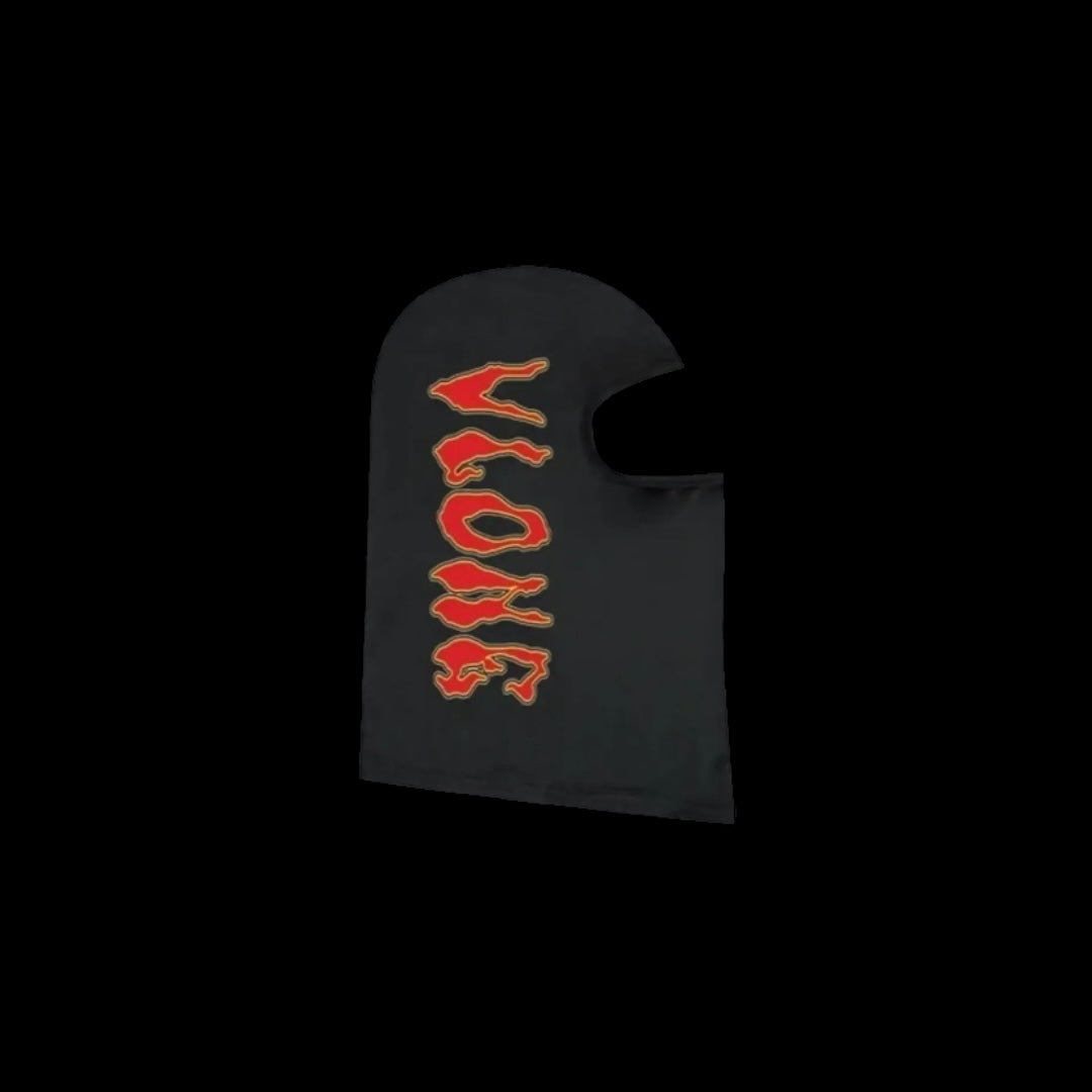 Vlone Flamethrower Ski Mask Black