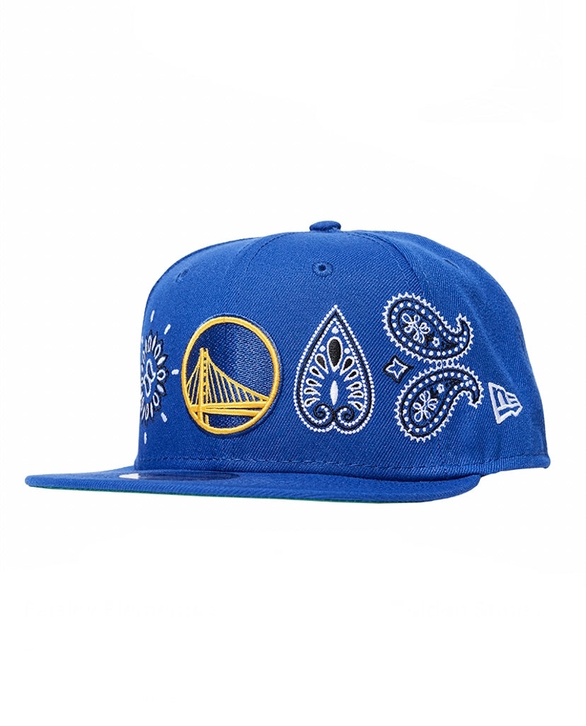 New Era Paisley Elements 9Fifty Snapback Golden State Warrior's