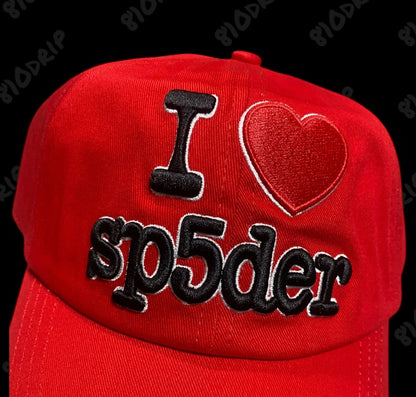 Sp5der Souvenir 6-Panel Red Hat