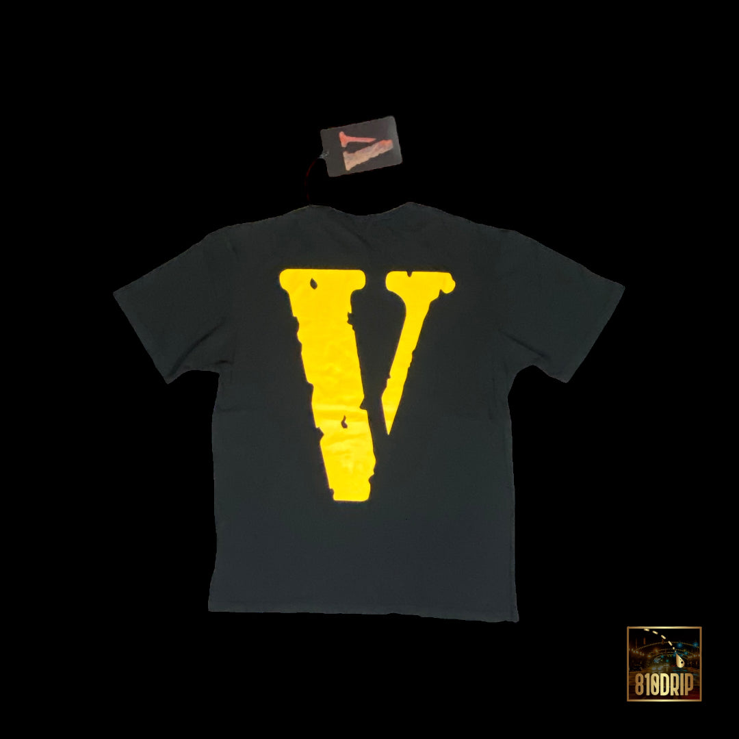 Camiseta Vlone Friends Amarilla Negro