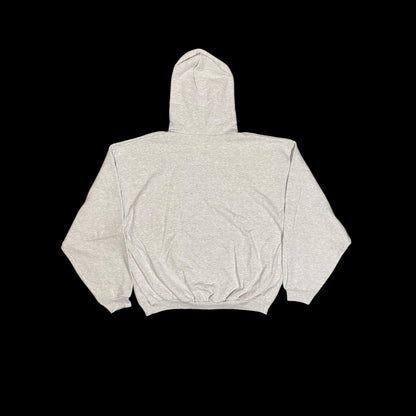 Yeezy Gosha Black Dogs Hoodie Heather Grey