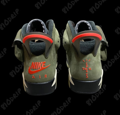 Travis Scott x Air Jordan 6 Retro
"Olive"