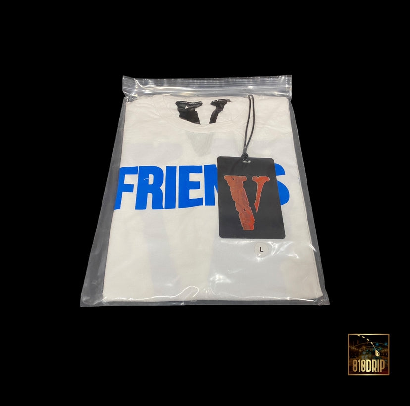 Vlone Blue Friends 白色T恤 (L)