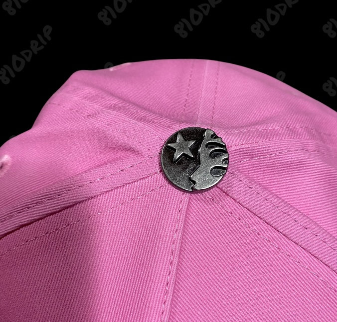 Hellstar OG Logo Snapback Hat - Pink