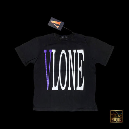 Vlone Purple Staple Tee Black