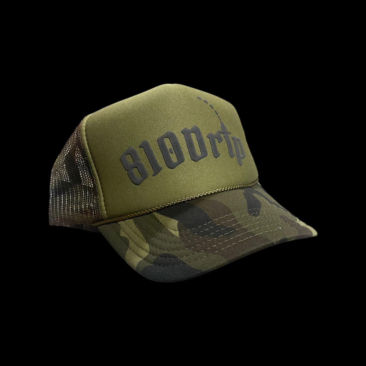 810Drip Camo Trucker Hat