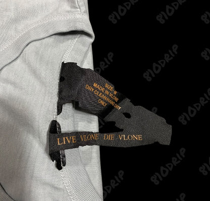 Vlone Purple Staple Tee White