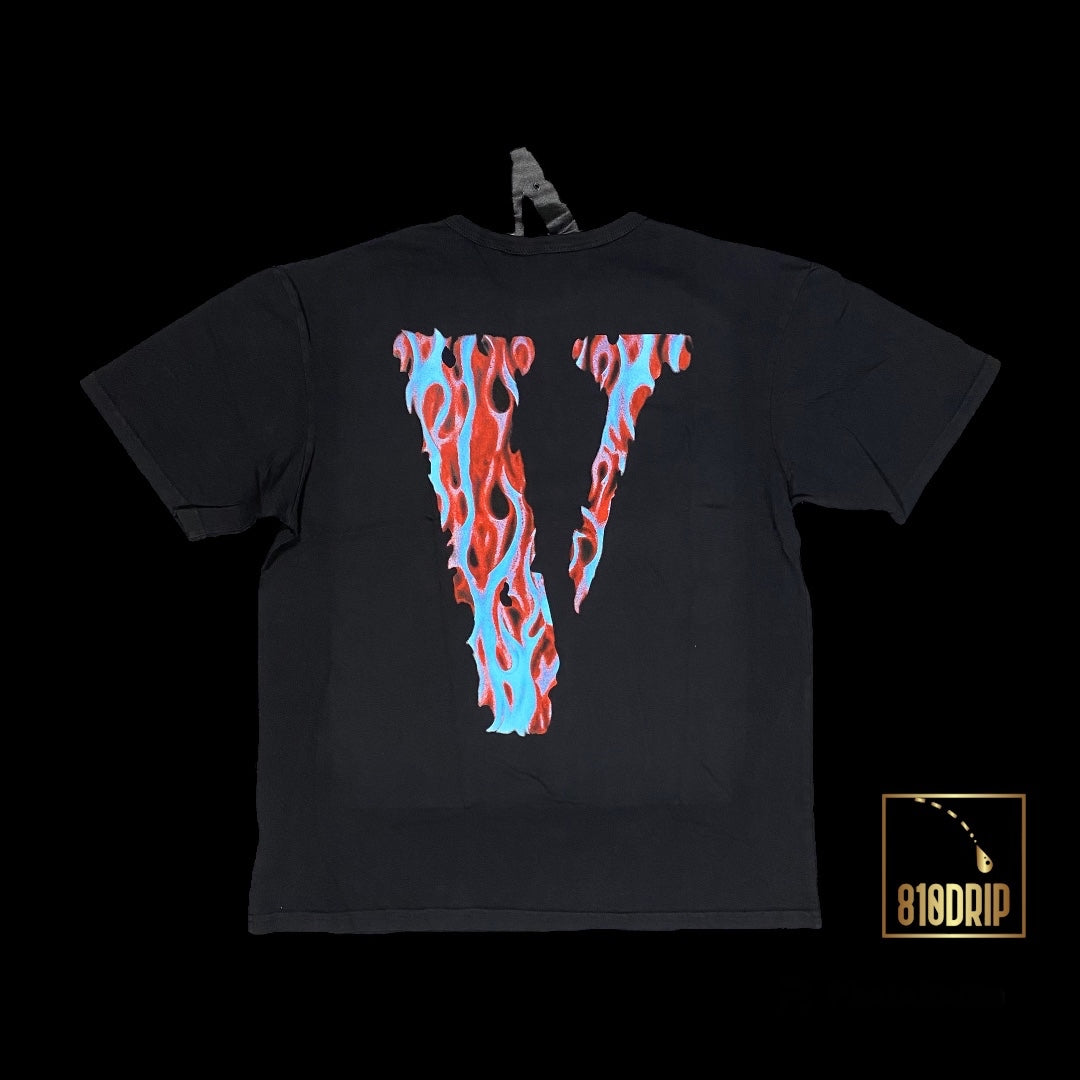 Camiseta Vlone Skully Red Flame